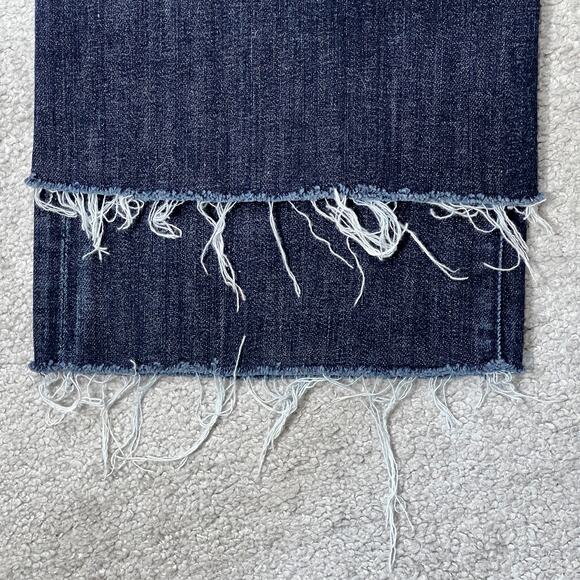 7 for all Mankind Y2K Low-Rise Bootcut Jeans Women's 29" Raw Hem USA Kimmie - Picture 3 of 14